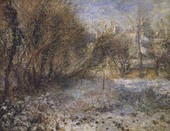 Pierre Renoir Snowy Landscape Norge oil painting art